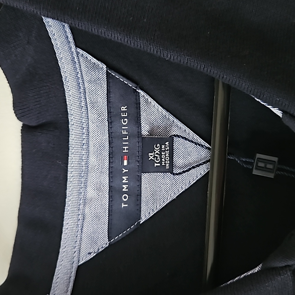 Tommy Hilfiger polo womens XL Navy blue NWT - Picture 3 of 7